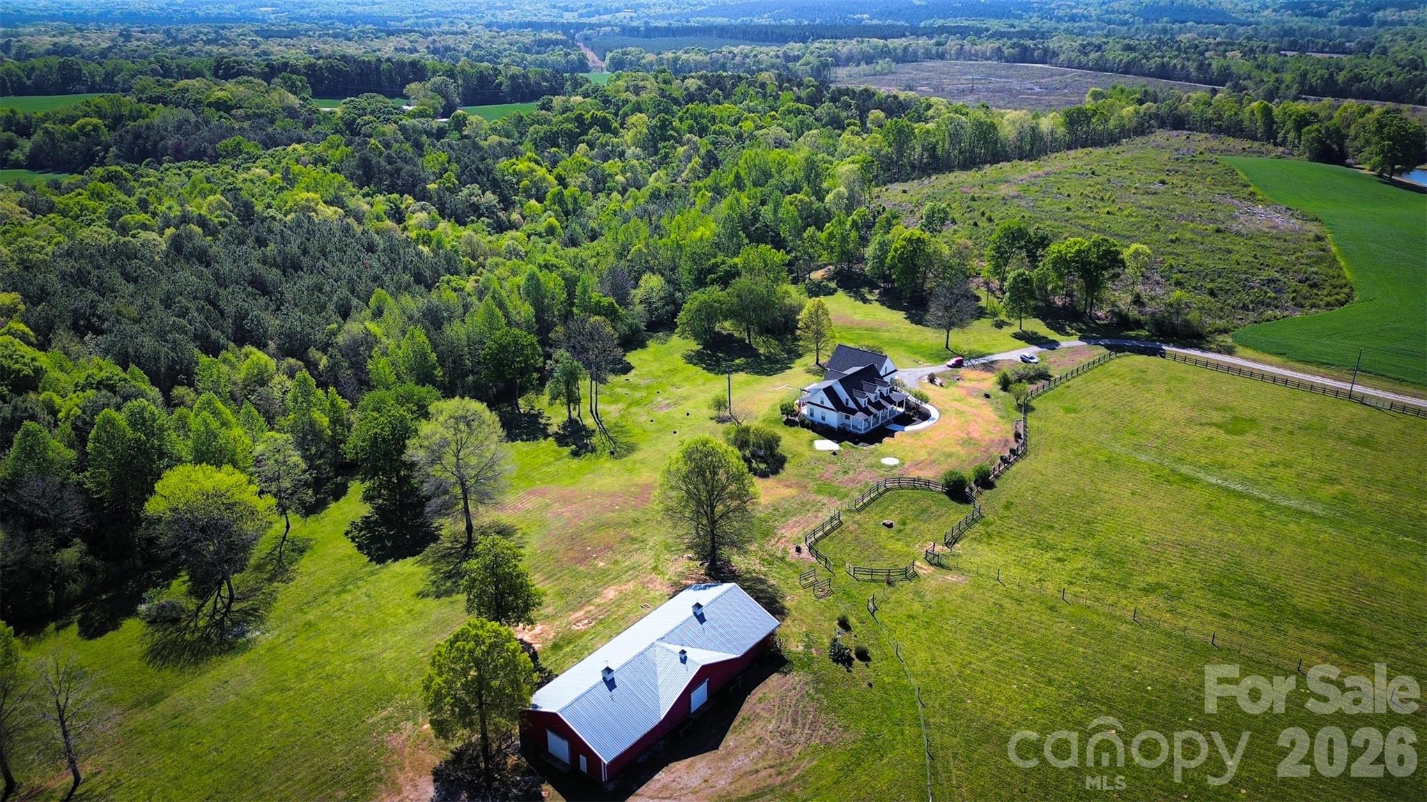940 State Rd S-13-106 Pageland, SC 29728 - Photo 37 of 41 a aerial view of a house with a yard