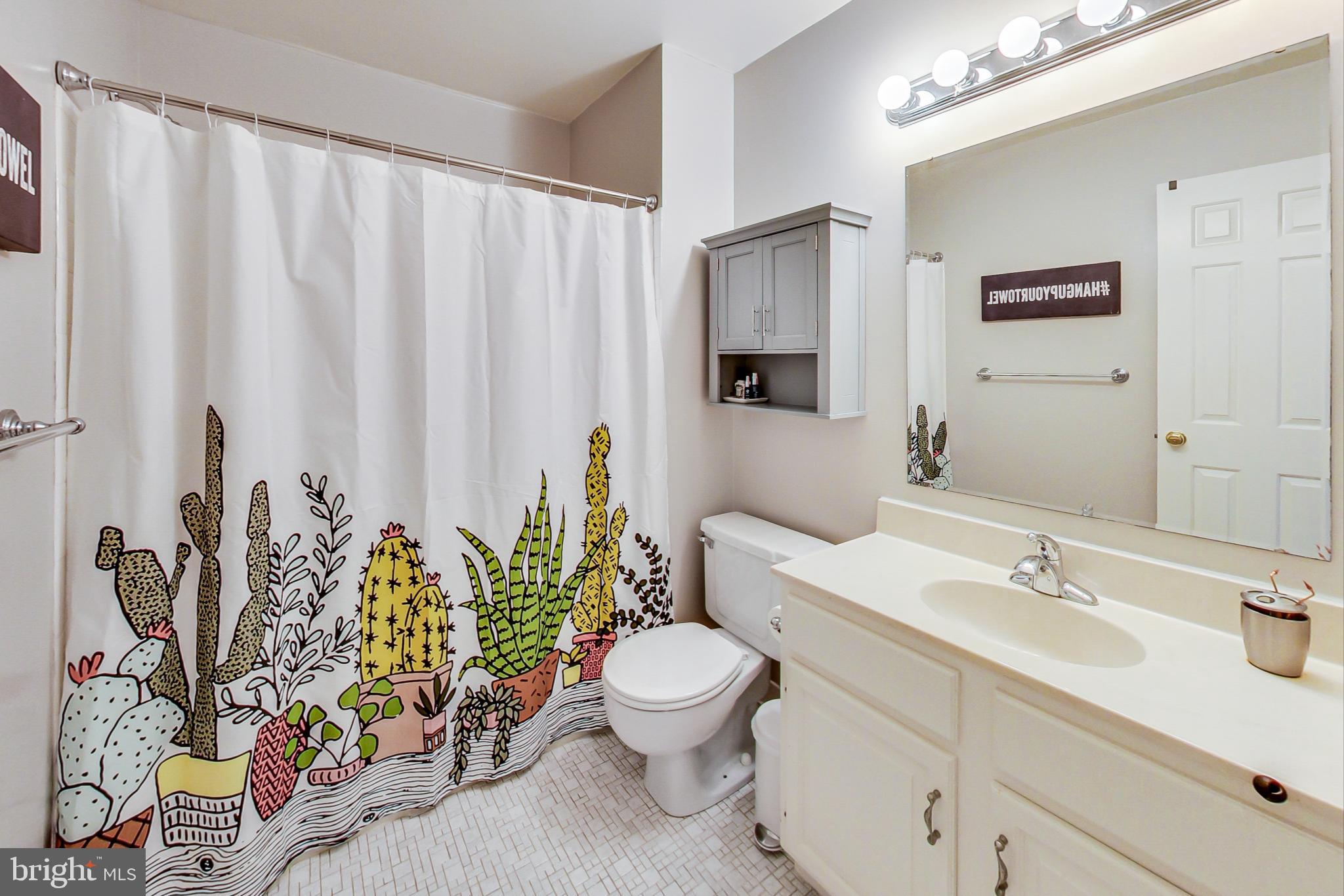 6718 Hillandale Road, Unit 16 Chevy Chase, MD 20815 - Photo 21 of 32 Convenient Hall Bathroom