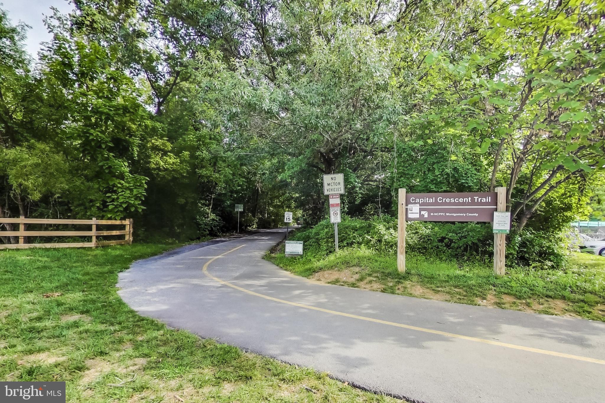 6718 Hillandale Road, Unit 16 Chevy Chase, MD 20815 - Photo 29 of 32 The Capital Crescent Trail just Moments Away