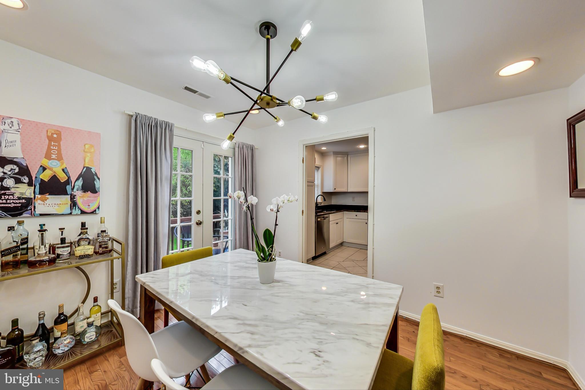 6718 Hillandale Road, Unit 16 Chevy Chase, MD 20815 - Photo 7 of 32 Dining Room Conveniently Located off of Kitchen