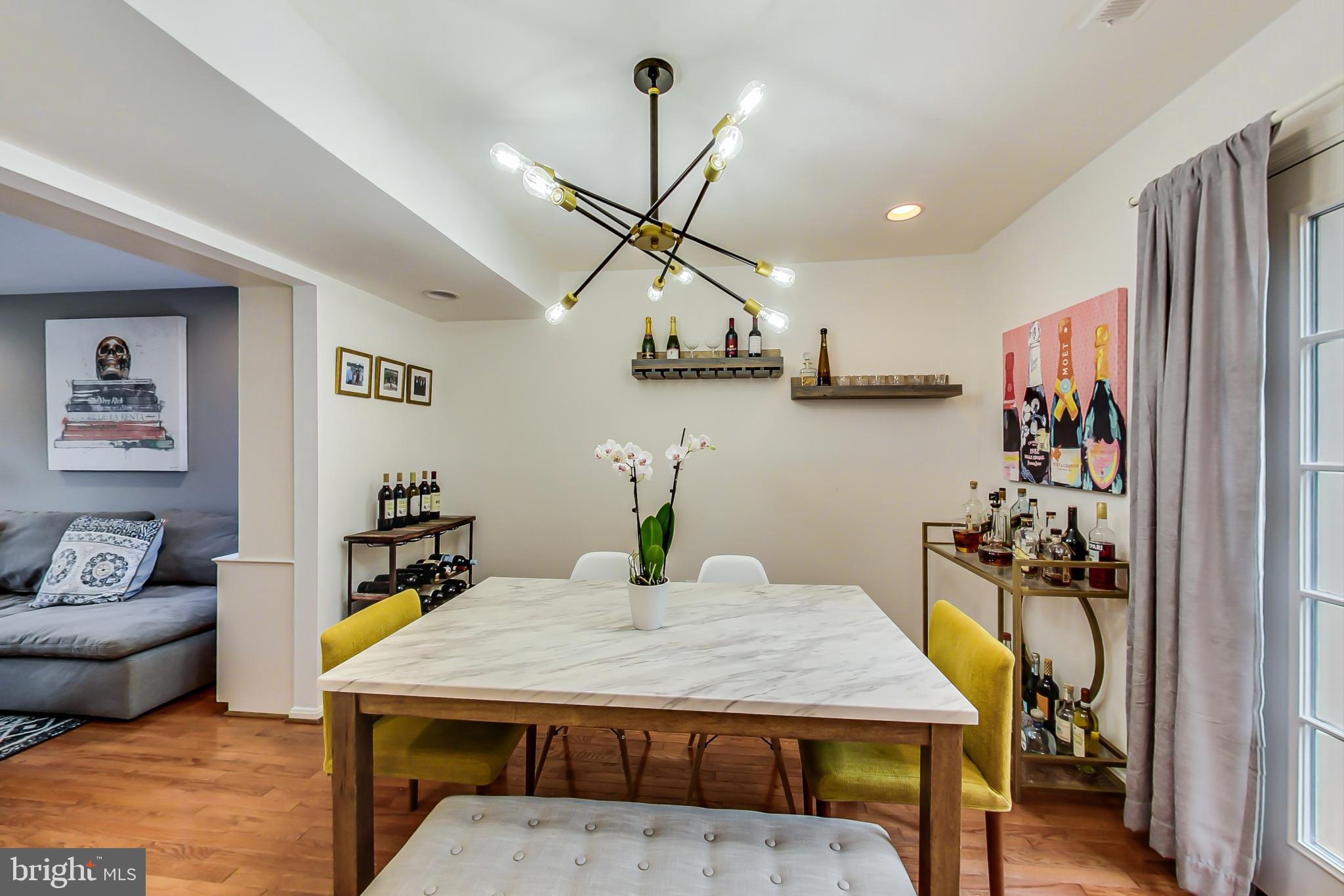 6718 Hillandale Road, Unit 16 Chevy Chase, MD 20815 - Photo 8 of 32 Gorgeous Designer Light Fixture