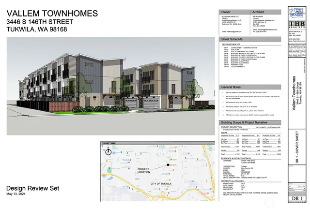 a view of a city with an ocean view