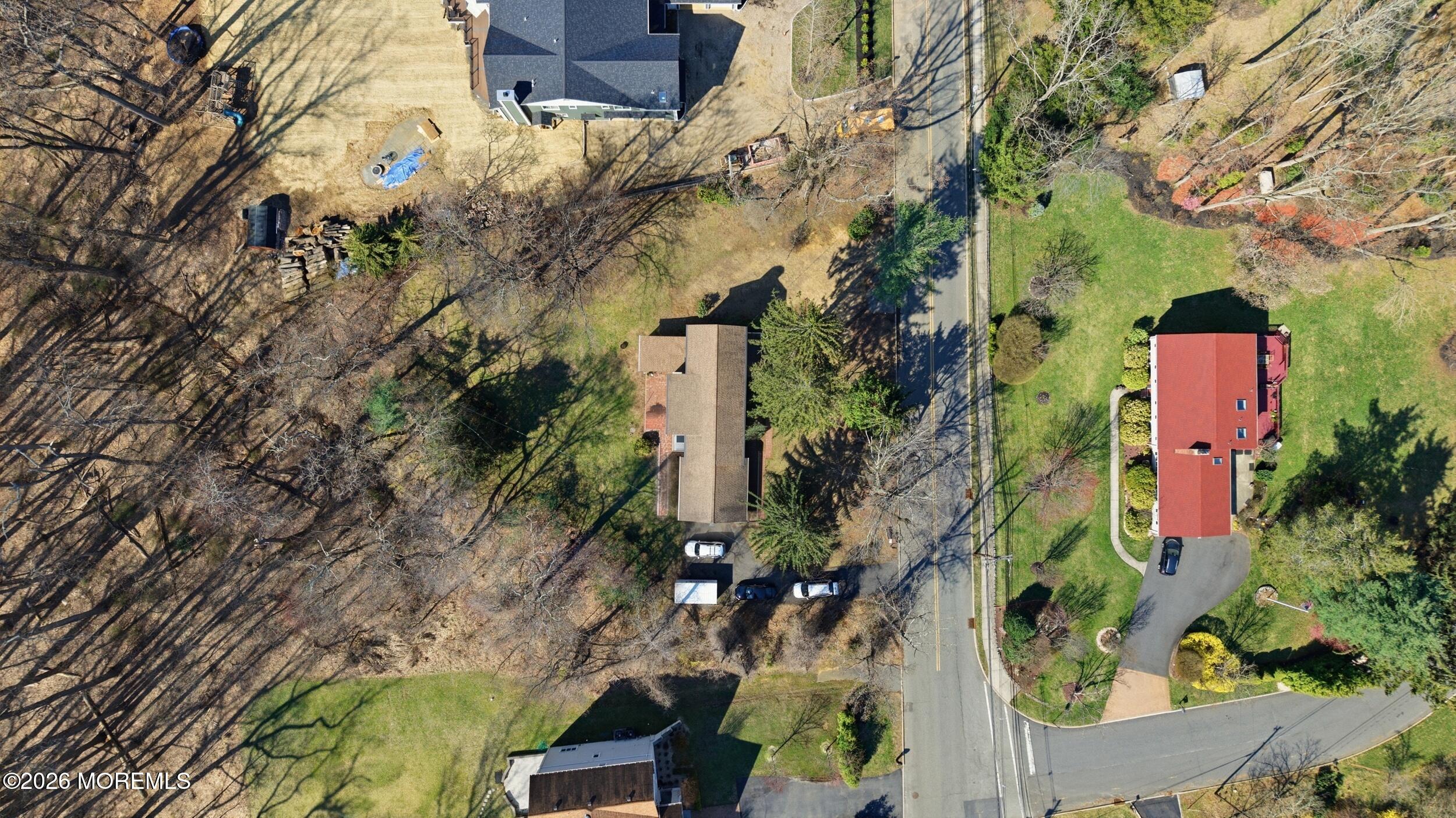 76 Telegraph Hill Road Holmdel, NJ 07733 - Photo 45 of 51 an aerial view of a house with a yard
