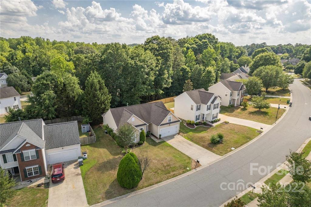 8010 Trotter Road Charlotte, NC 28216 - Photo 33 of 42 an aerial view of a house with outdoor space