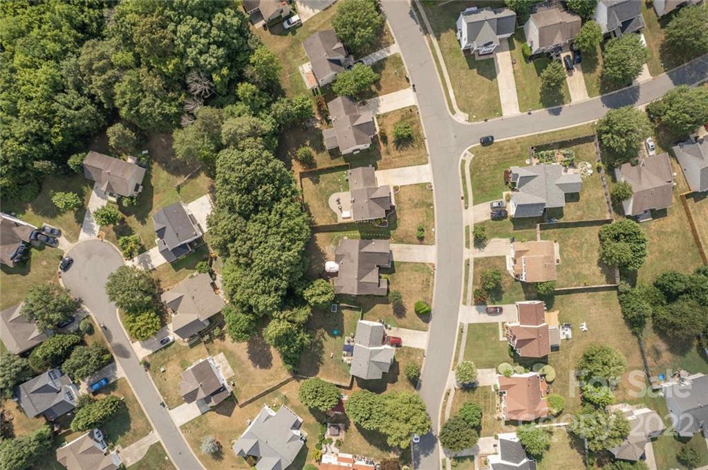 8010 Trotter Road Charlotte, NC 28216 - Photo 34 of 42 aerial view of residential houses with outdoor space