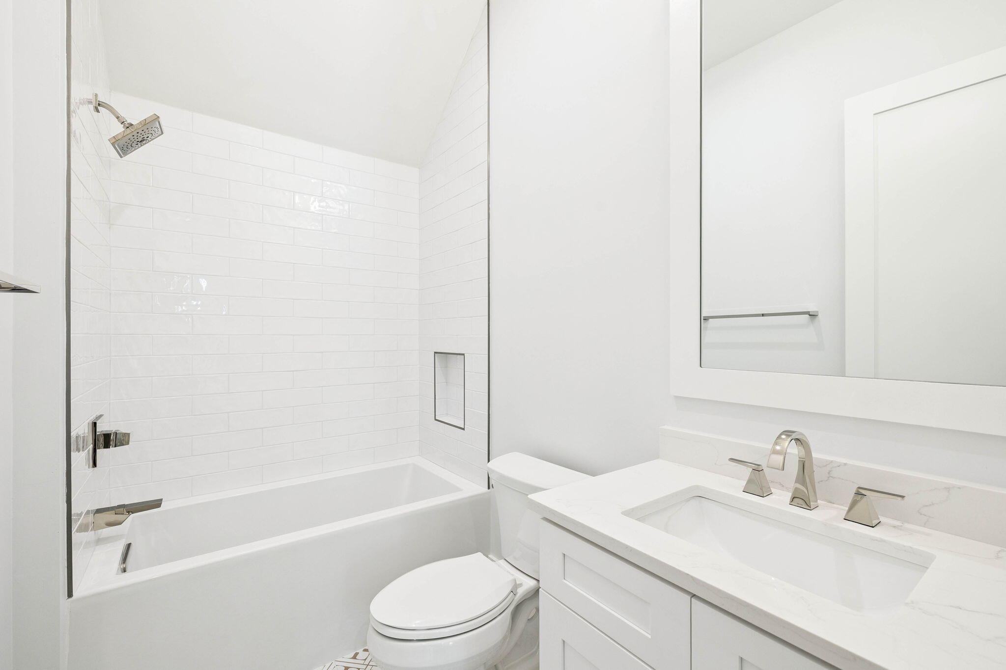 45 Grove Townhomes Place, Unit 105 Santa Rosa Beach, FL 32459 - Photo 28 of 36 a bathroom with a granite countertop sink toilet and shower