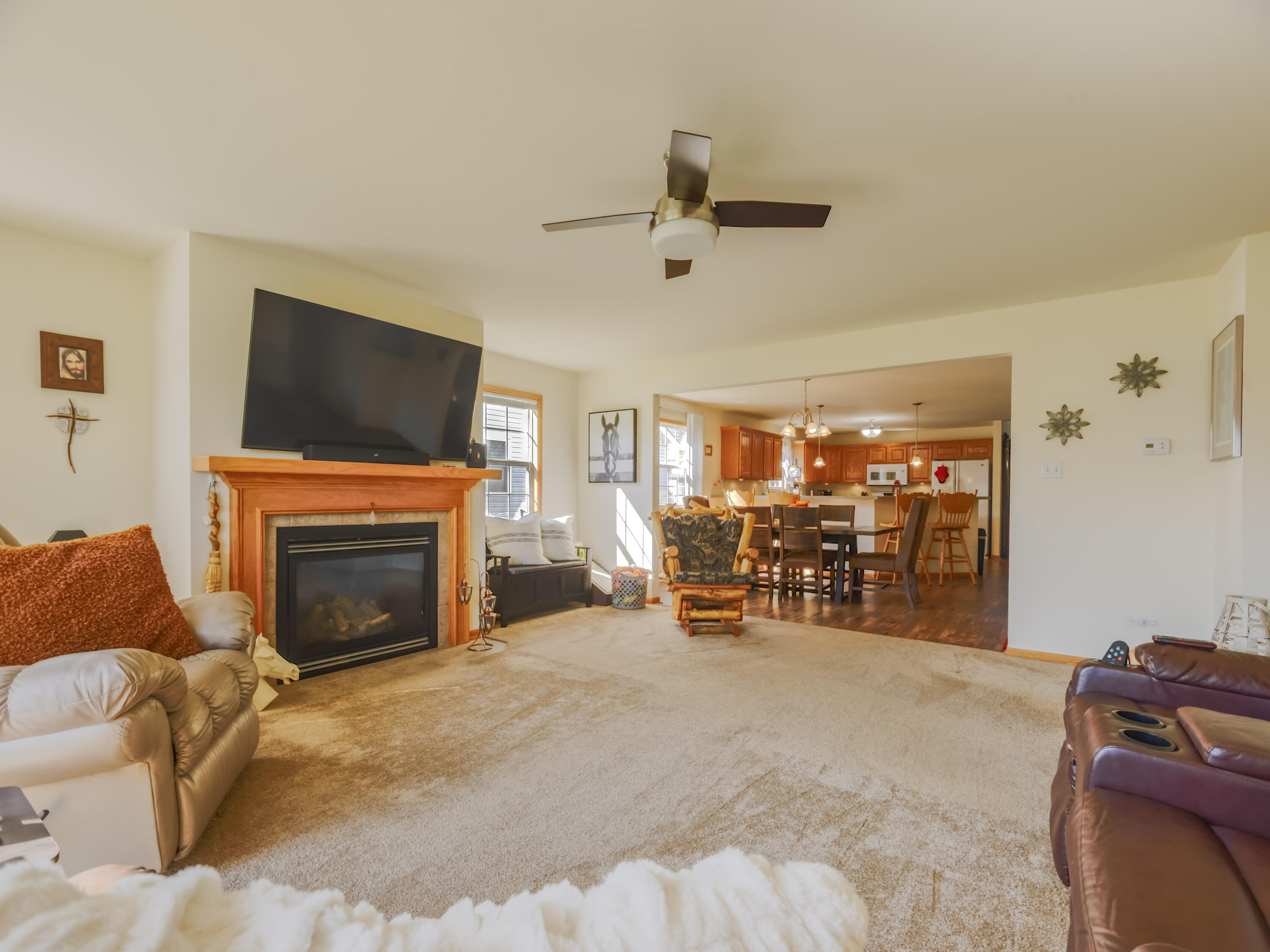 10123 Azalea Drive Crown Point, IN 46307 - Photo 18 of 32 a view of livingroom with furniture and a flat screen tv