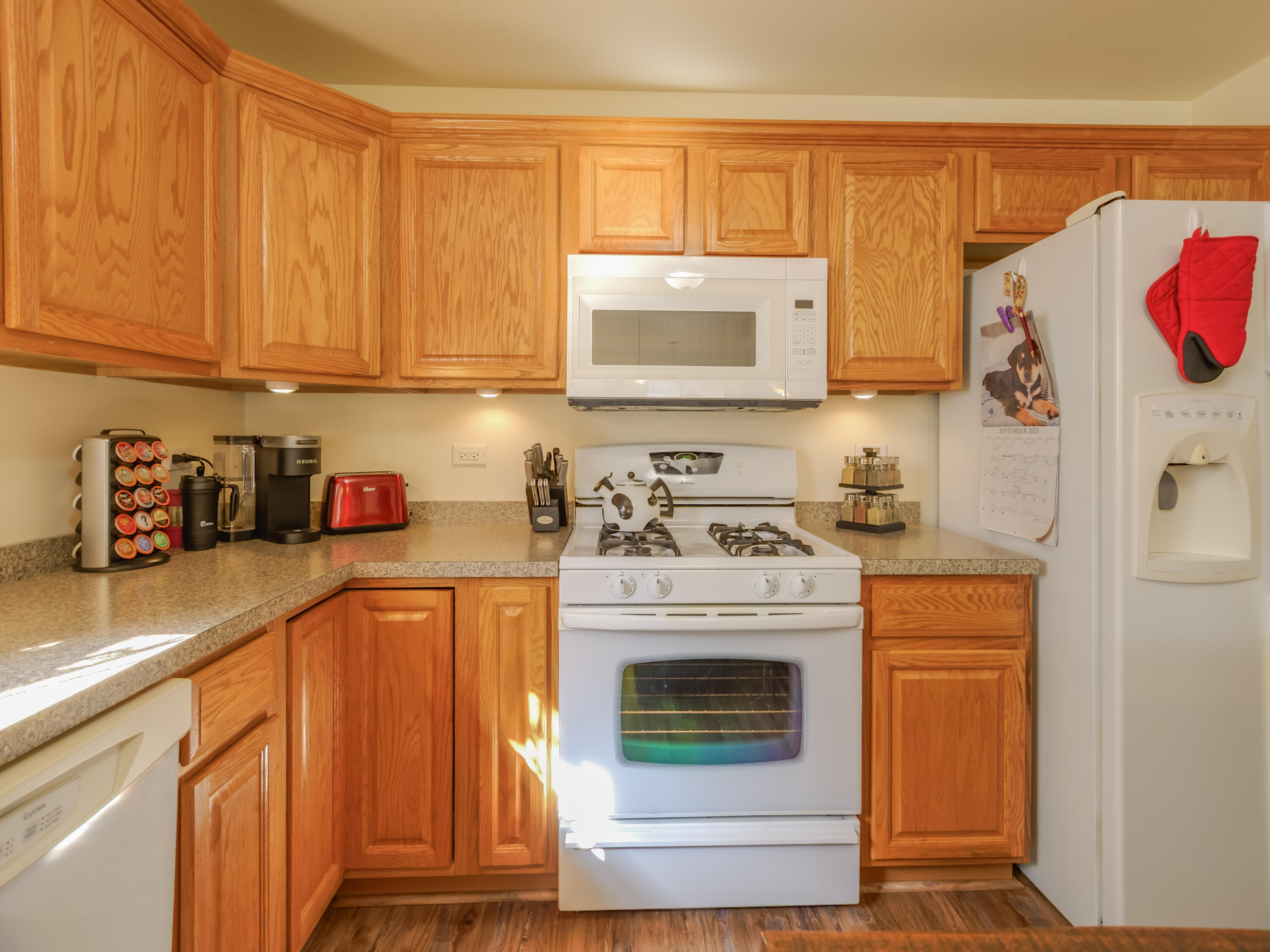 10123 Azalea Drive Crown Point, IN 46307 - Photo 10 of 32 a kitchen with a sink stove and cabinets