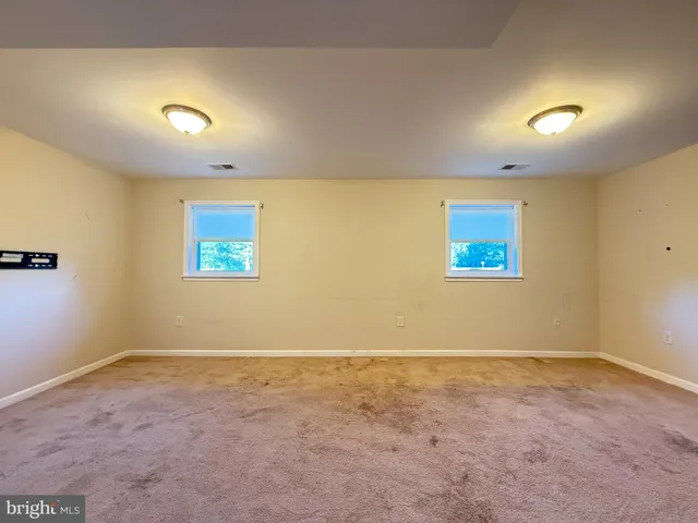 a view of an empty room