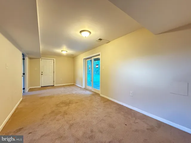 a view of an empty room