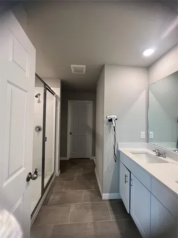 a view of empty room