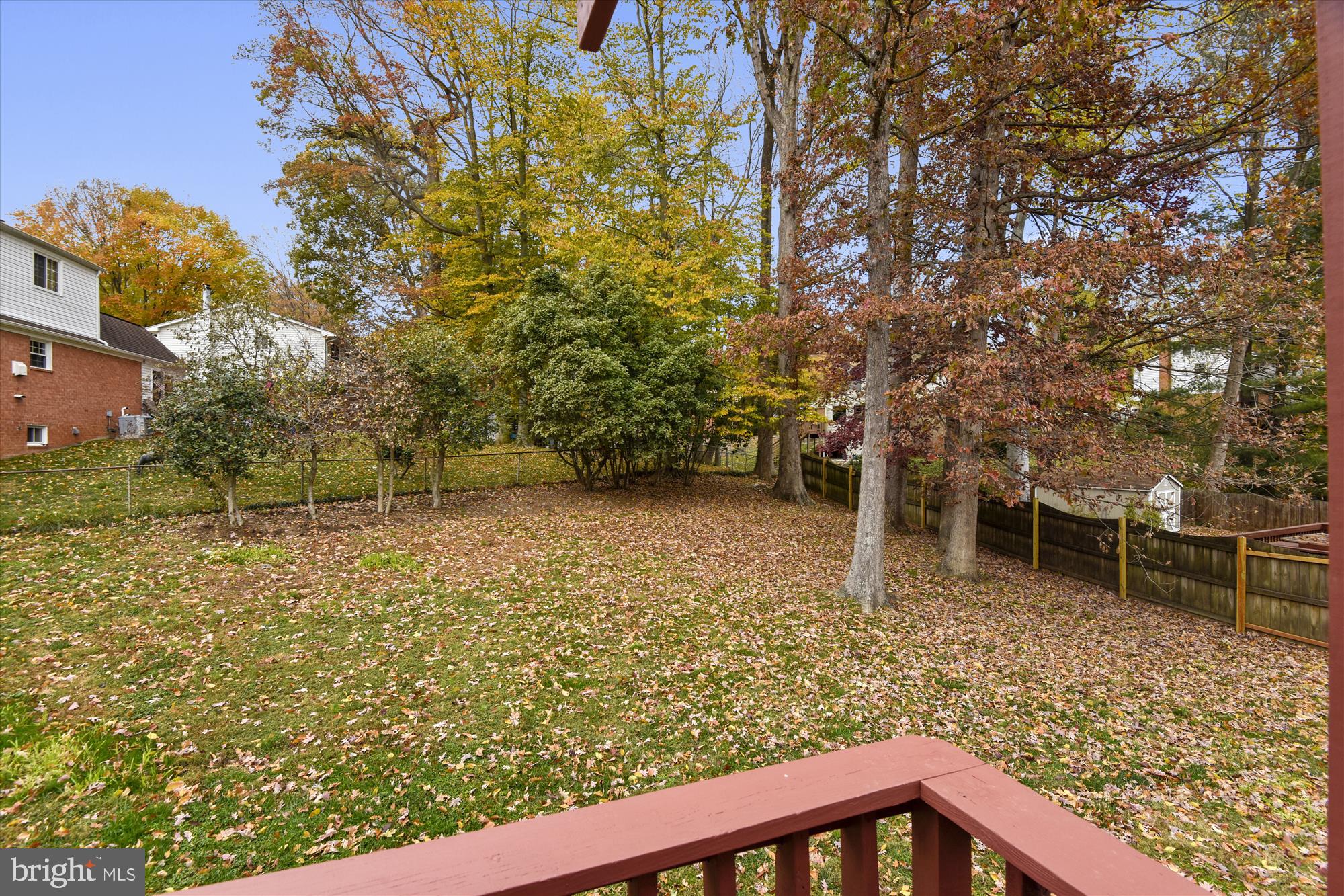 5514 Margate Street Springfield, VA 22151 - Photo 33 of 49 View of Rear Yard from Deck