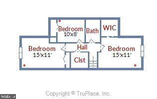 5514 Margate Street Springfield, VA 22151 - Photo 45 of 49 Upper Level Floorplan