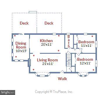 5514 Margate Street Springfield, VA 22151 - Photo 46 of 49 Main Level Floorplan