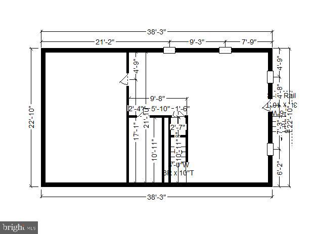 5514 Margate Street Springfield, VA 22151 - Photo 47 of 49 Basement Floorplan with Measurements