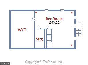 5514 Margate Street Springfield, VA 22151 - Photo 49 of 49 Lower Level Floorplan