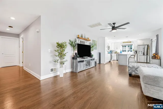 a view of a living room