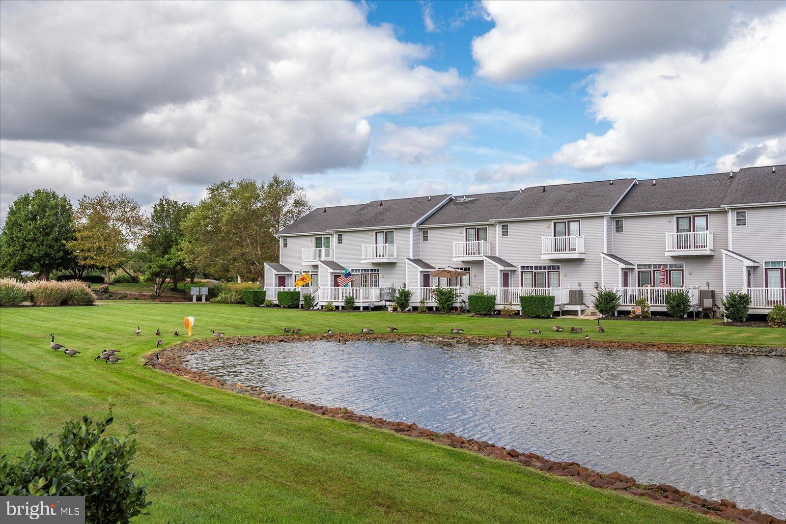 10050 Golf Course Road, Unit 6 Ocean City, MD 21842 - Photo 47 of 60 Tranquil lakeside living with lush greenery.