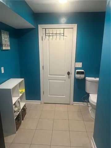 a view of storage and utility room