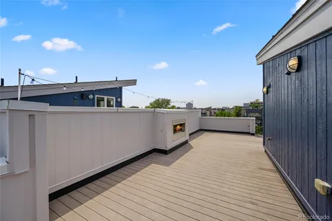 an aerial view of city