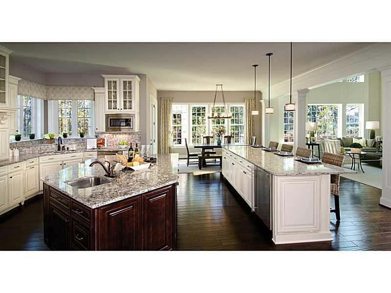 Kitchen. Picture is from a Clifton Park II model and is for illustration purposes only.  Home being offered is under construction