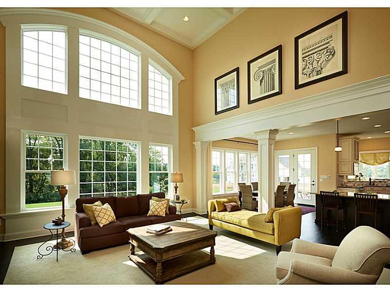 Family Room. Picture is from a Clifton Park II model and is for illustration purposes only. Home being offered is under construction