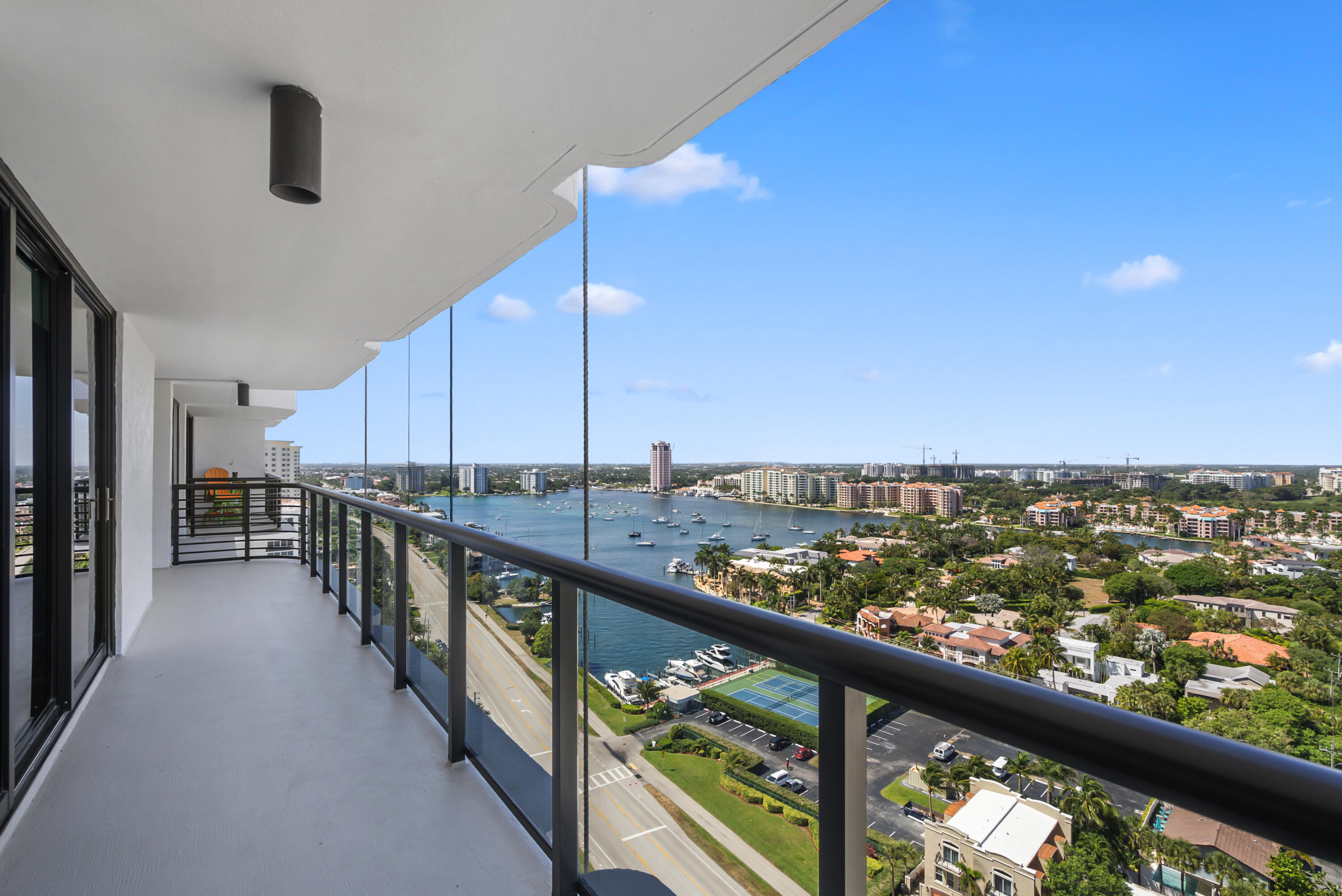 250 South Ocean Boulevard, Unit PH F Boca Raton, FL 33432 - Photo 12 of 30 wooden view of city with balcony