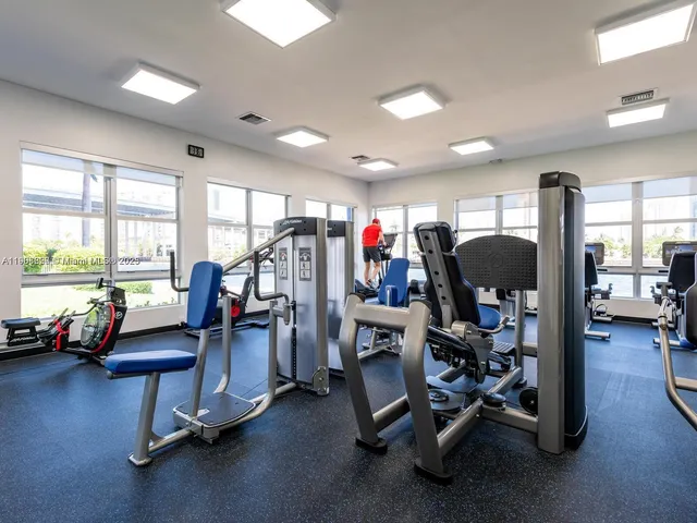 a view of an outdoor space and swimming pool