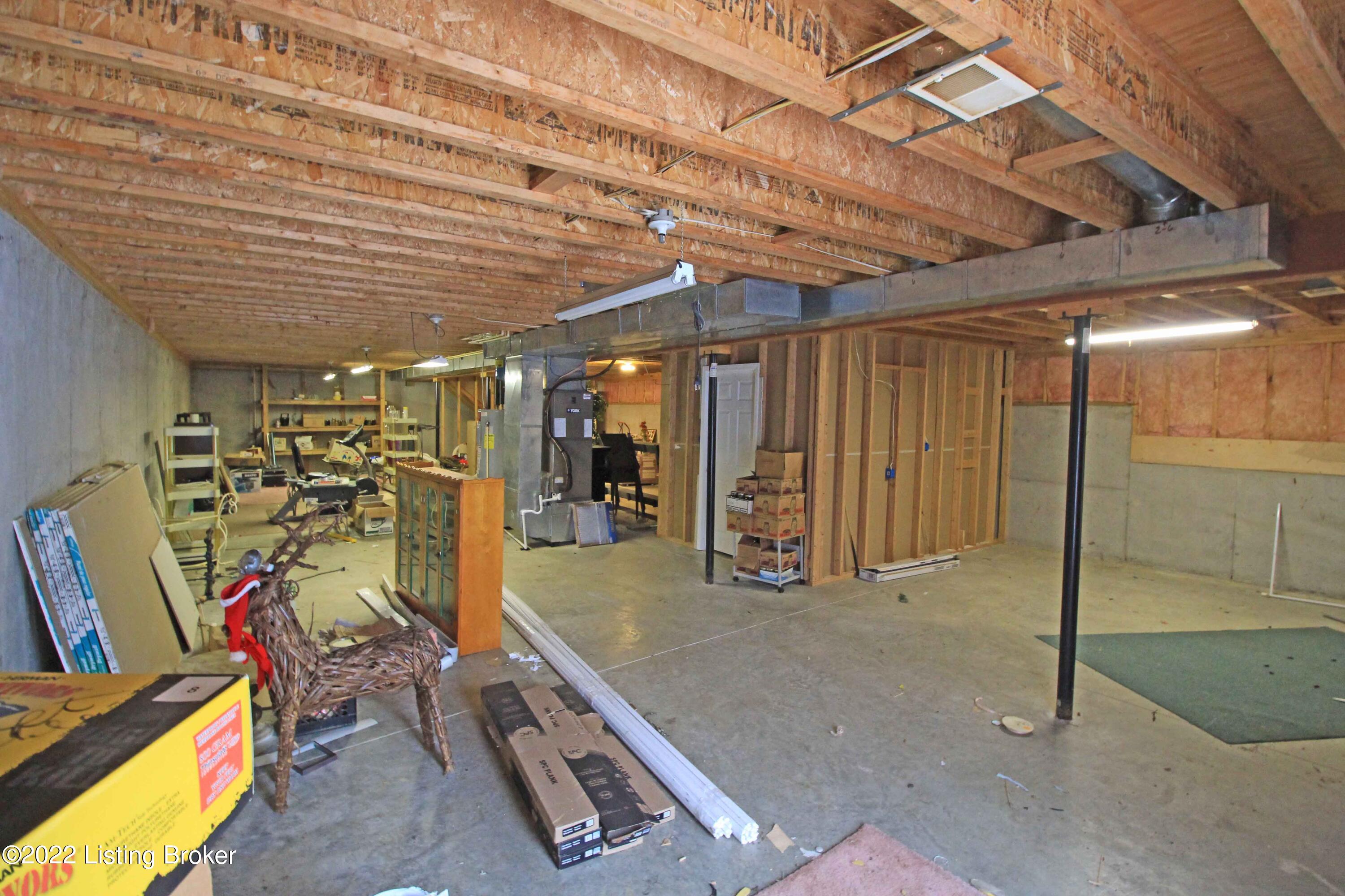 331 Figgs Store Road Shelbyville, KY 40065 - Photo 17 of 25 Full Unfinished Basement