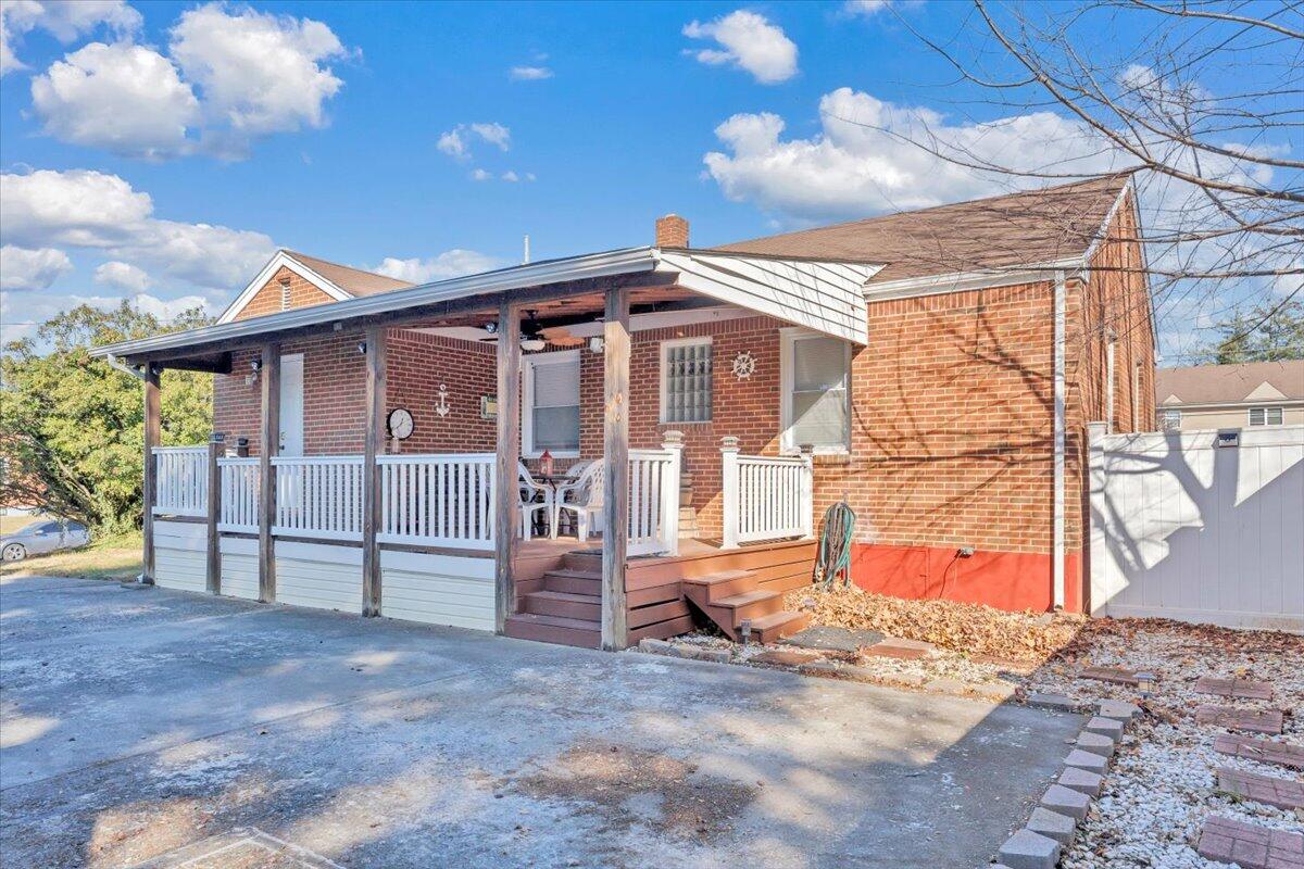 4820 Rutgers Street Northwest Roanoke, VA 24012 - Photo 36 of 41 a front view of a house with a garage