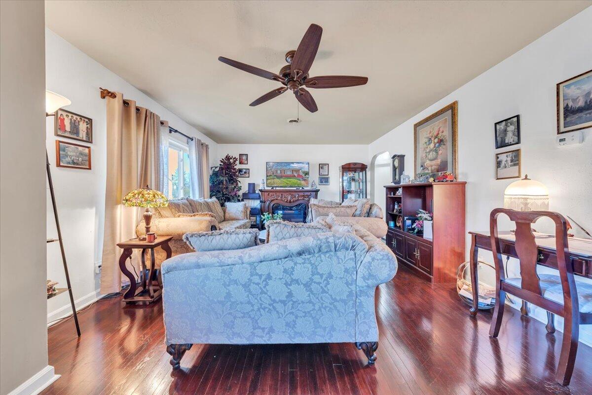 4820 Rutgers Street Northwest Roanoke, VA 24012 - Photo 5 of 41 a living room with furniture dining table and wooden floor