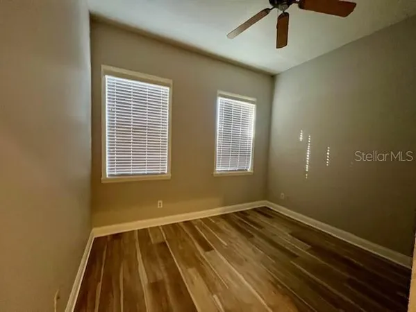 a view of wooden floor