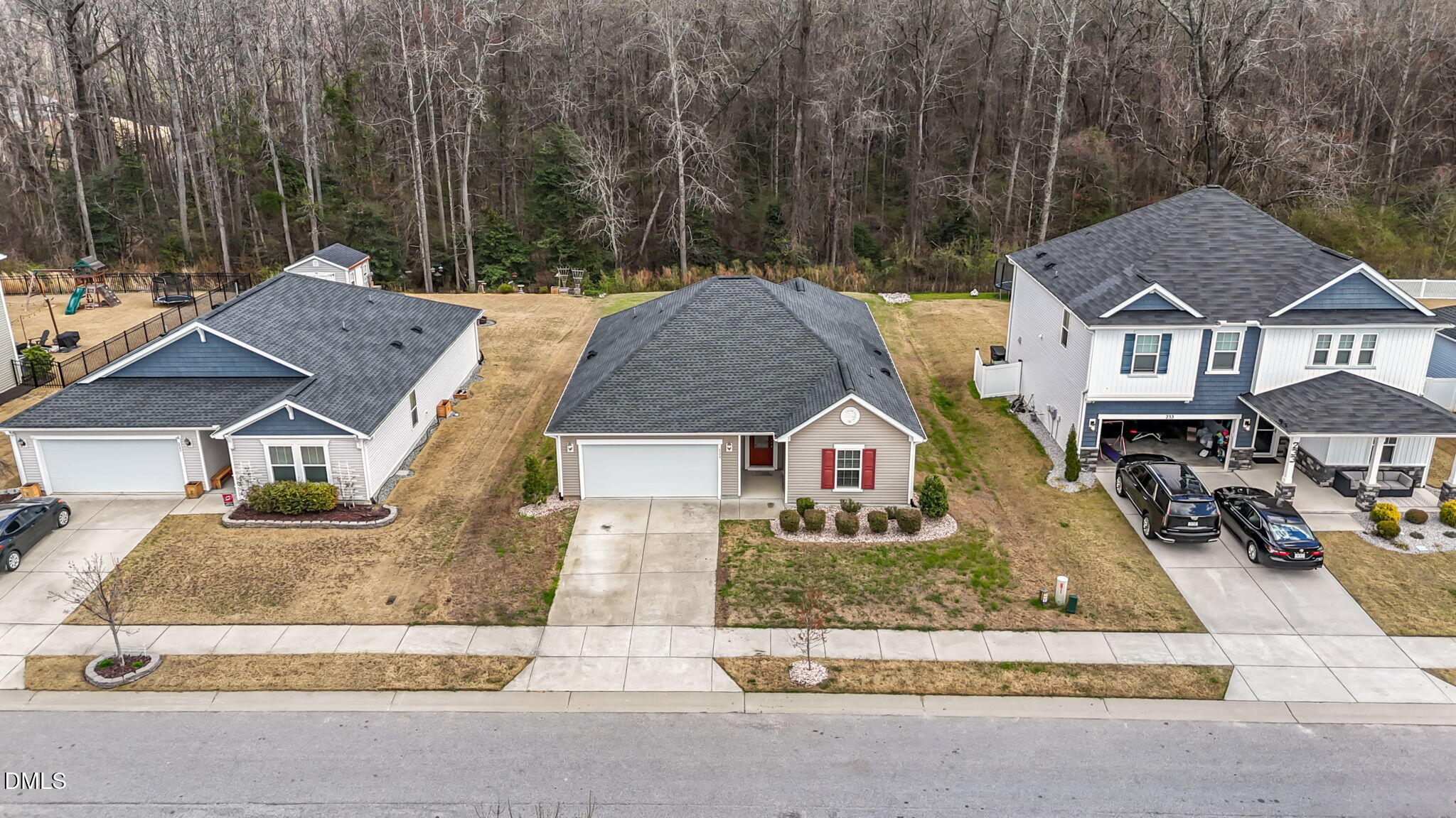 229 Summer Ranch Drive Fuquay-Varina, NC 27526 - Photo 31 of 35 front view of a house with a yard