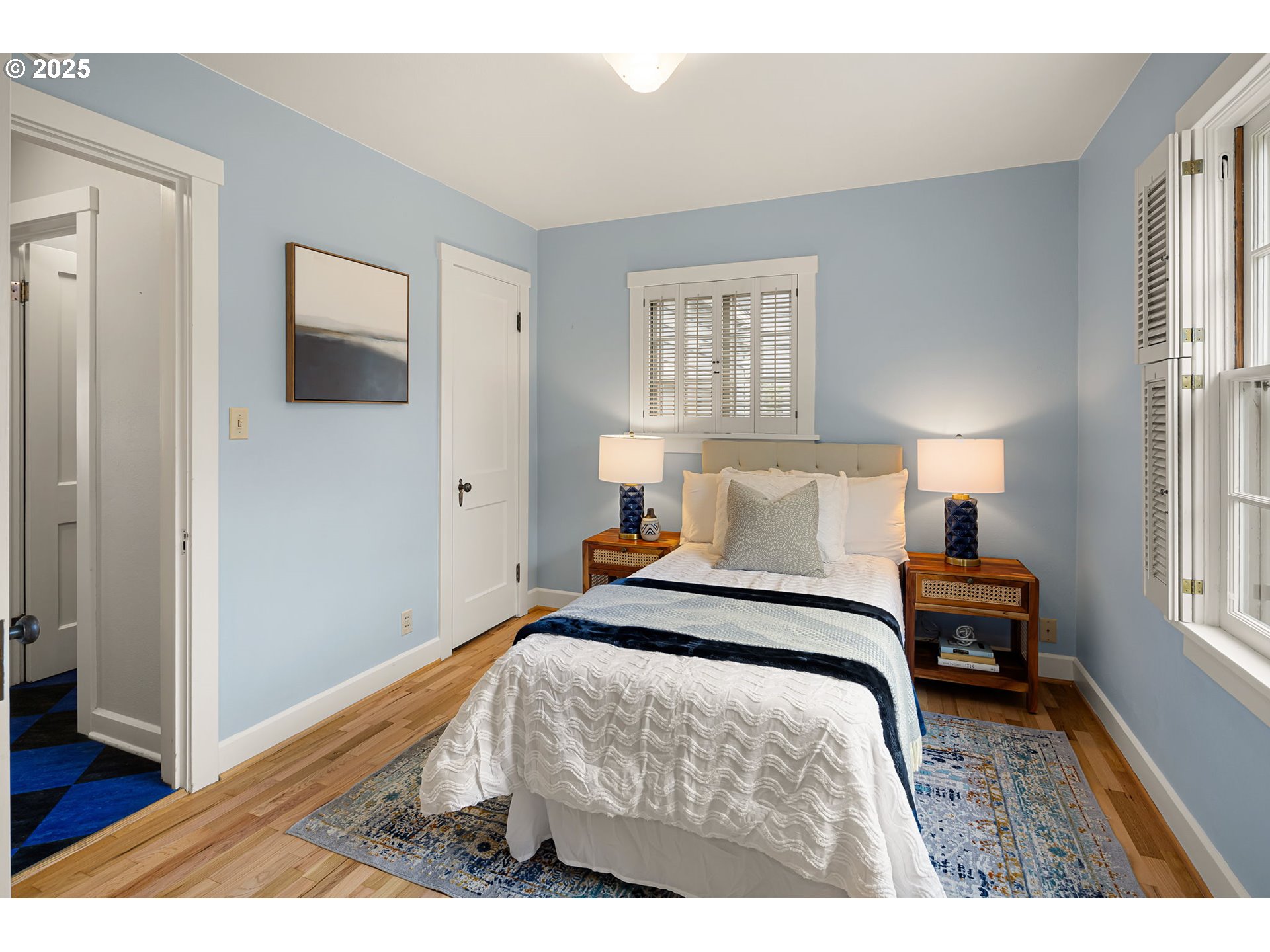 1944 Alder Street Eugene, OR 97405 - Photo 20 of 46 a bedroom with a bed and a window