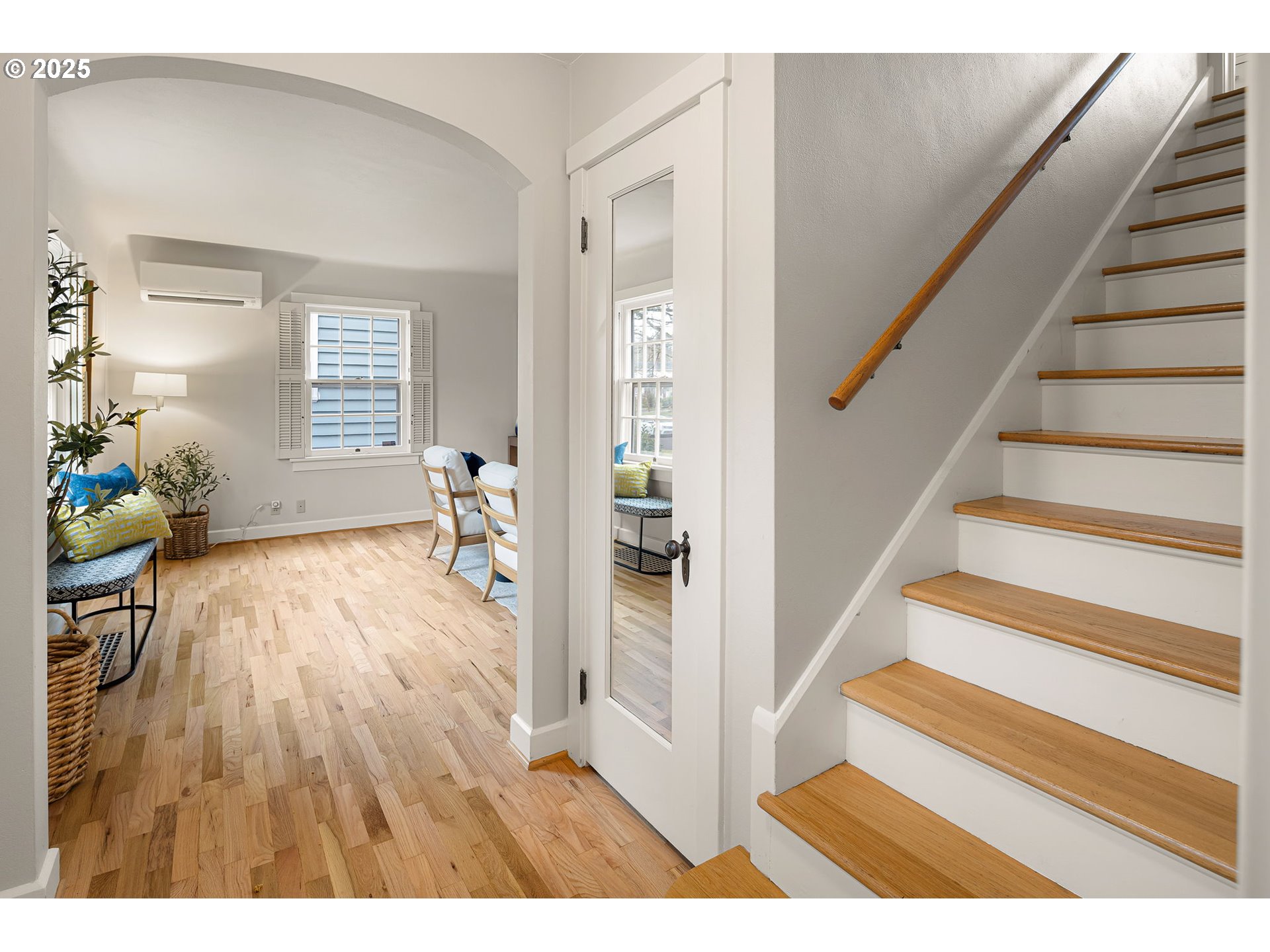 1944 Alder Street Eugene, OR 97405 - Photo 5 of 46 a view of entryway with wooden floor and stairs
