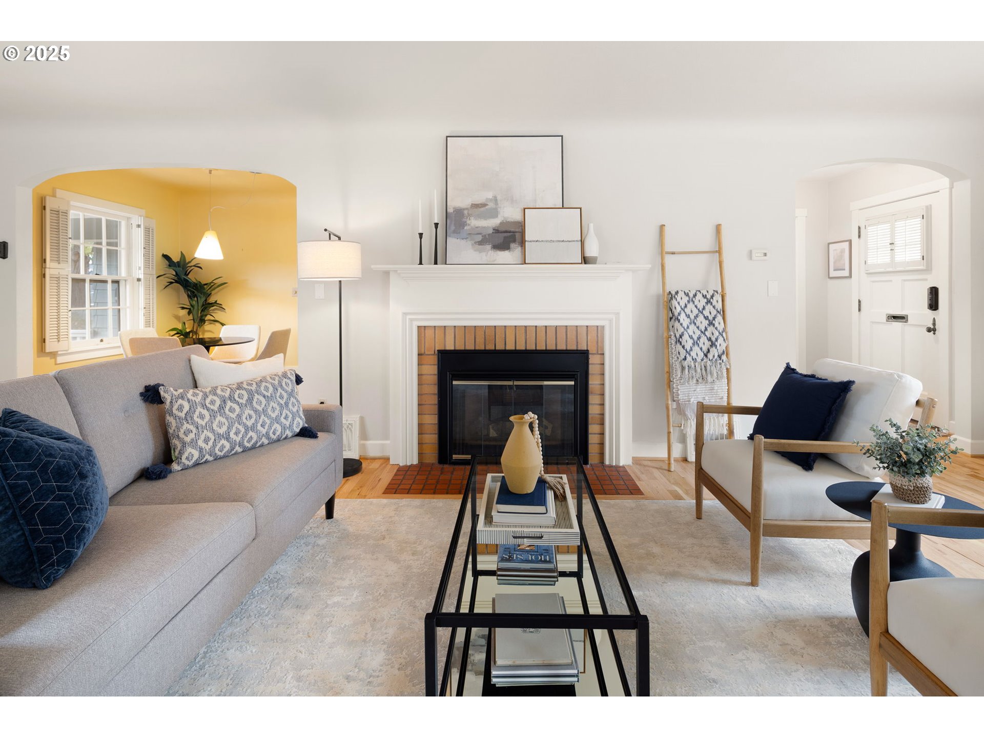 1944 Alder Street Eugene, OR 97405 - Photo 6 of 46 a living room with furniture and a fireplace