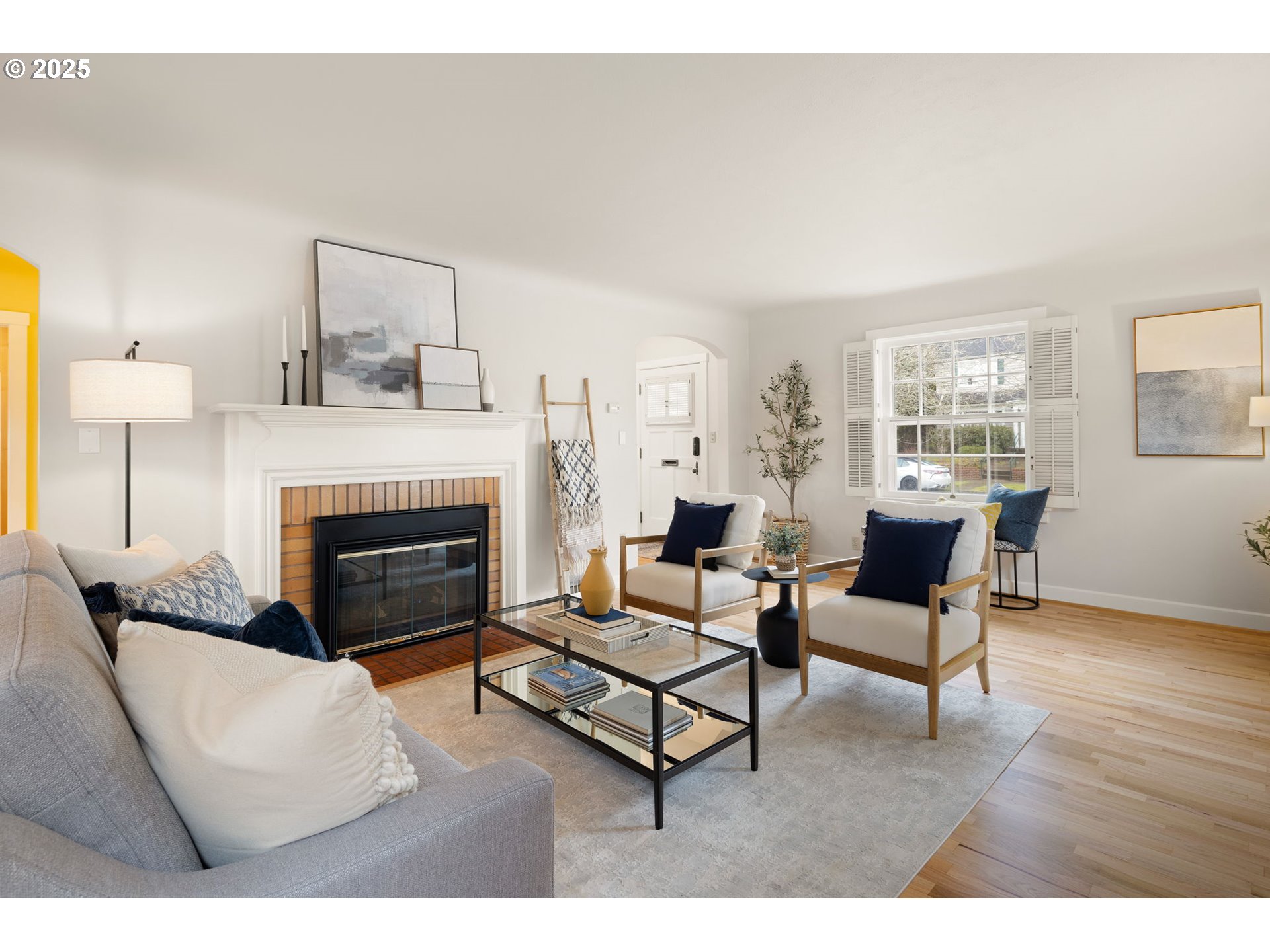 1944 Alder Street Eugene, OR 97405 - Photo 8 of 46 a living room with furniture and a fireplace