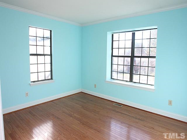 BEDROOM #2 WITH MORE BEAUTIFUL HARDWOODS AND A HUGE WALK IN CLOSET