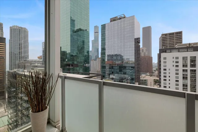 a view of lot of tall buildings