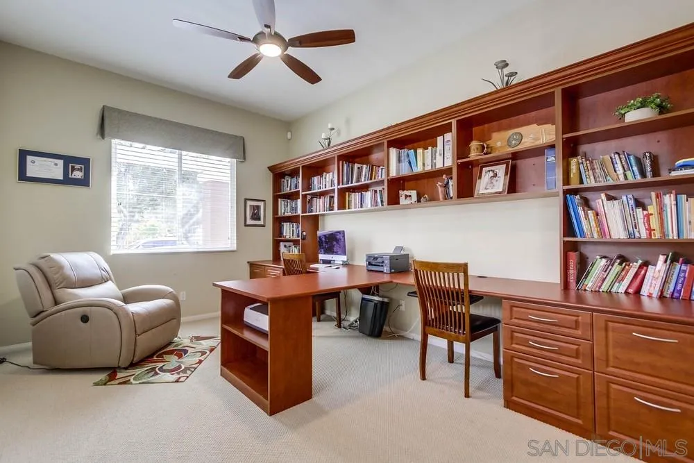 1480 Edgehill Drive Chula Vista, CA 91913 - Photo 13 of 28 a work room with furniture bookshelf and a window