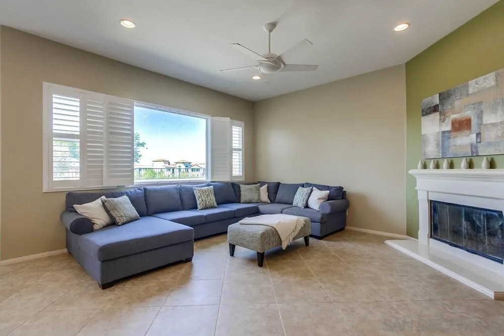1480 Edgehill Drive Chula Vista, CA 91913 - Photo 10 of 28 a living room with furniture and a fireplace