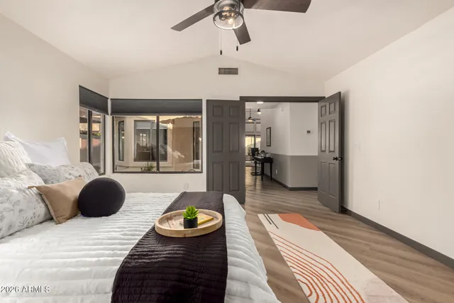 a view of living room and kitchen