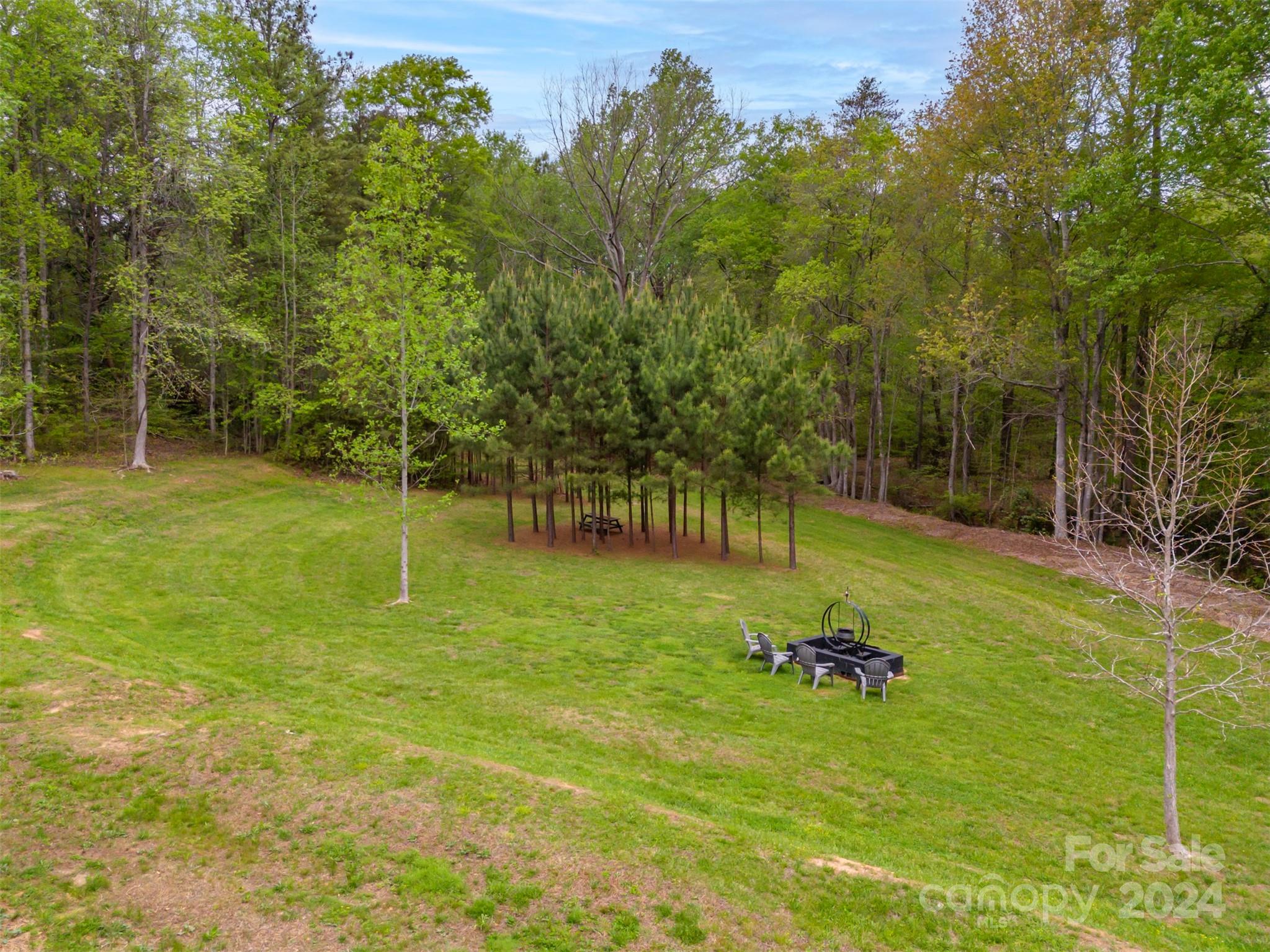 104 Red Barn Road Landrum, SC 29356 - Photo 31 of 36 a backyard of a house with lots of green space