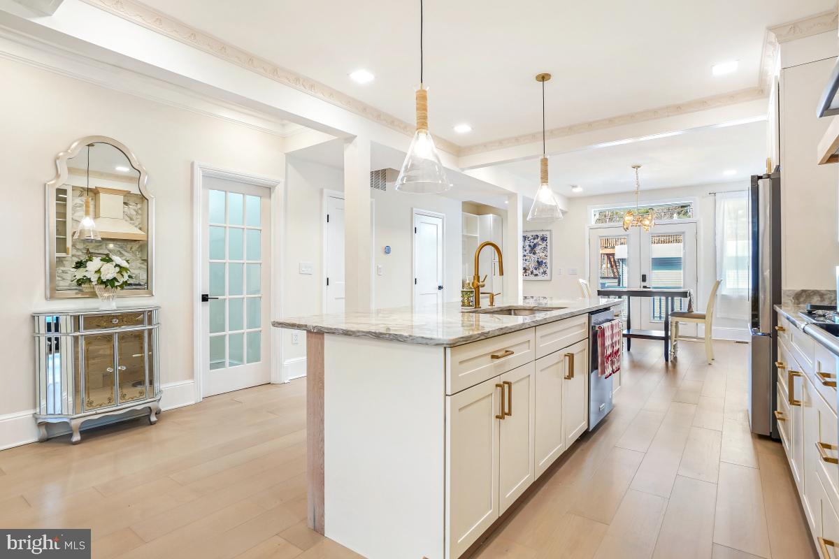 4420 15th Street Northwest Washington, DC 20011 - Photo 7 of 30 a large kitchen with lot of counter space and a sink