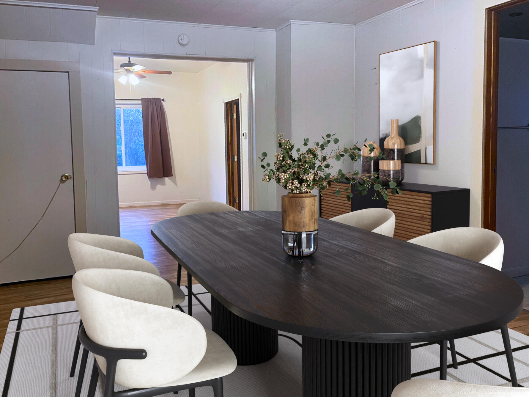 159 Jackson Street Manistee, MI 49660 - Photo 6 of 17 VIRTUALLY STAGED - DINING ROOM