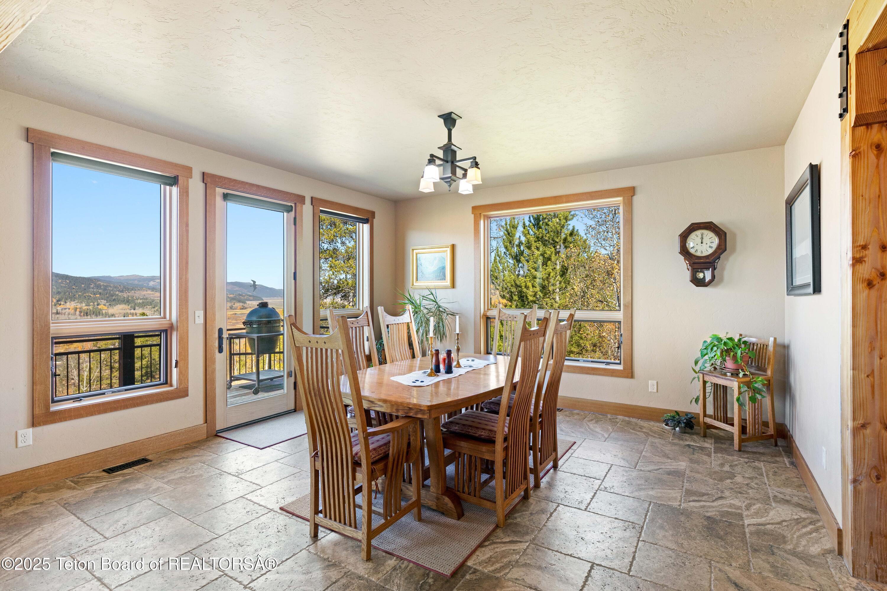 374 Upper Ridge Road Alpine, WY 83128 - Photo 41 of 80 374 Upper Ridge Rd Dining Room