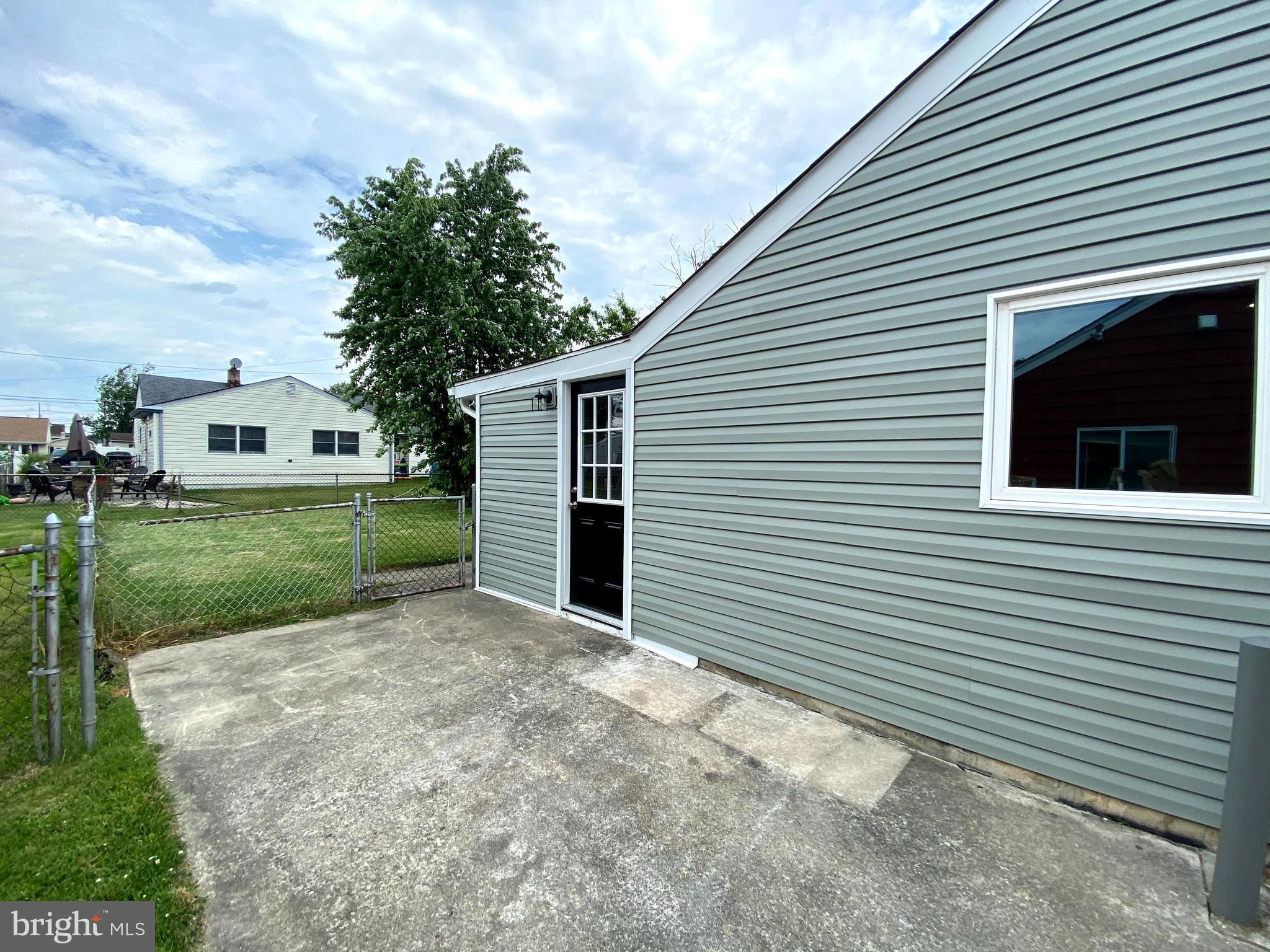 443 Colonial Road Bellmawr, NJ 08031 - Photo 37 of 41 Concrete Driveway/Side Entry Door