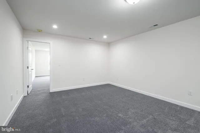 a view of an empty room