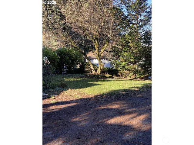 a view of swimming pool from a yard