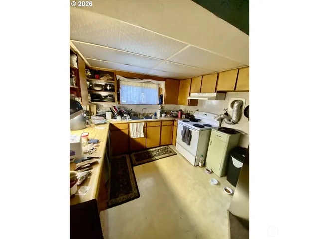 a kitchen with a sink appliances and cabinets
